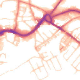 Daytime road noise heatmap for CW9 5RJ