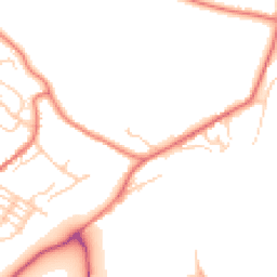 Daytime road noise heatmap for CW9 6AH