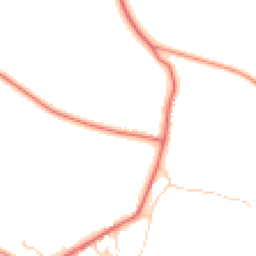 Daytime road noise heatmap for CW9 6AL