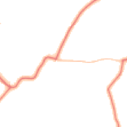 Daytime road noise heatmap for CW9 6BN