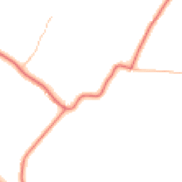 Daytime road noise heatmap for CW9 6BP