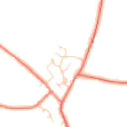 Daytime road noise heatmap for CW9 6BY