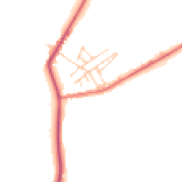 Daytime road noise heatmap for CW9 6DA