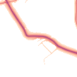 Daytime road noise heatmap for CW9 6DW