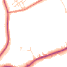 Daytime road noise heatmap for CW9 6GU