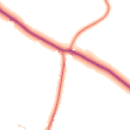 Daytime road noise heatmap for CW9 6HU