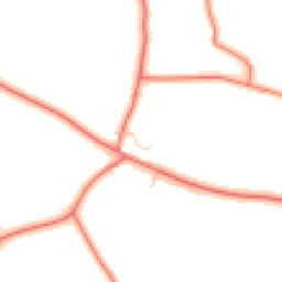 Daytime road noise heatmap for CW9 6LH