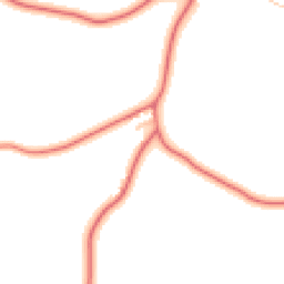 Daytime road noise heatmap for CW9 6LP