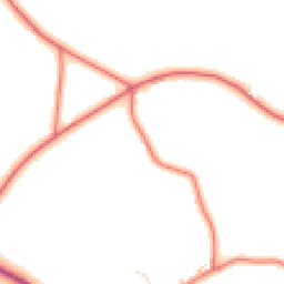 Daytime road noise heatmap for CW9 6ND