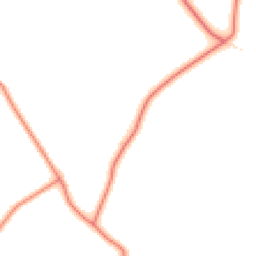 Daytime road noise heatmap for CW9 6NR
