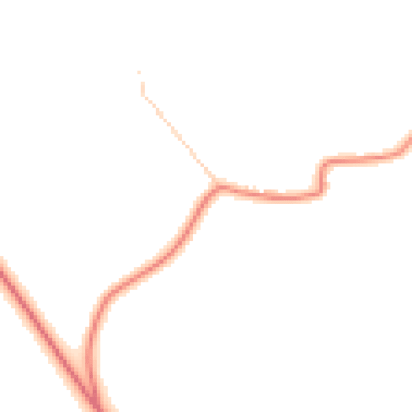 Daytime road noise heatmap for CW9 6NT