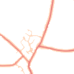 Daytime road noise heatmap for CW9 6PB