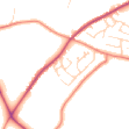 Daytime road noise heatmap for CW9 6PX