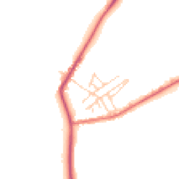Daytime road noise heatmap for CW9 6RD