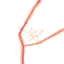 Daytime road noise heatmap for CW9 6RG