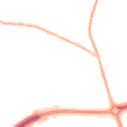 Night-time road noise heatmap for CW9 7JE