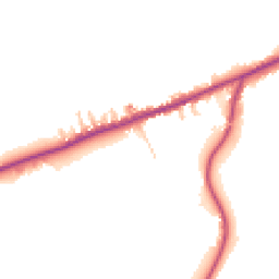 Daytime road noise heatmap for CW9 7NW