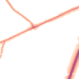 Night-time road noise heatmap for CW9 7PR