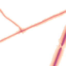 Night-time road noise heatmap for CW9 7PT