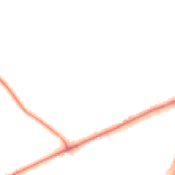 Night-time road noise heatmap for CW9 7PX