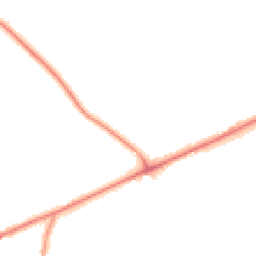 Night-time road noise heatmap for CW9 7QT