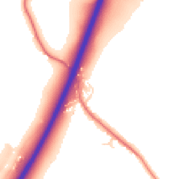 Daytime road noise heatmap for CW9 7SR