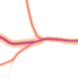Daytime road noise heatmap for CW9 7SX