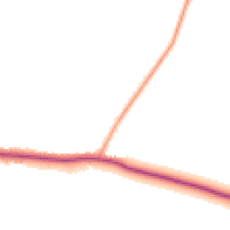 Daytime road noise heatmap for CW9 7TB