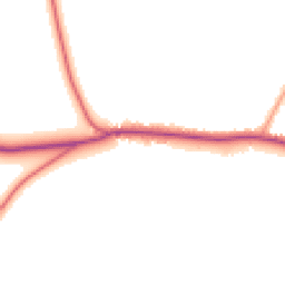 Daytime road noise heatmap for CW9 7TJ