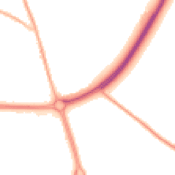 Night-time road noise heatmap for CW9 7XT