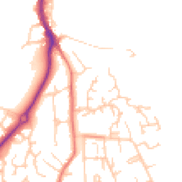 Daytime road noise heatmap for CW9 8AY