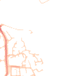 Daytime road noise heatmap for CW9 8GA