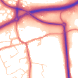 Daytime road noise heatmap for CW9 8GB