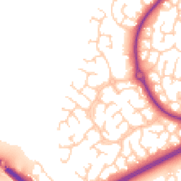 Daytime road noise heatmap for CW9 8GL
