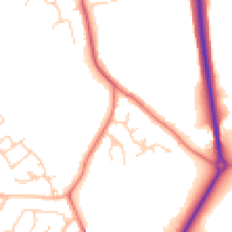 Daytime road noise heatmap for CW9 8LA