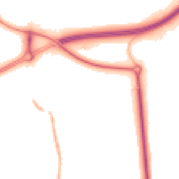 Night-time road noise heatmap for CW9 8NP