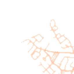 Daytime road noise heatmap for CW9 8PJ