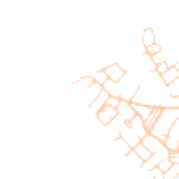 Daytime road noise heatmap for CW9 8PN