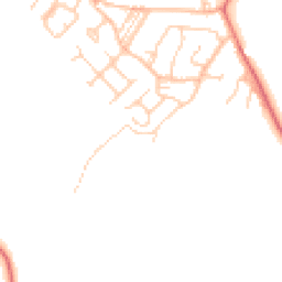 Daytime road noise heatmap for CW9 8RD