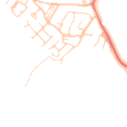 Daytime road noise heatmap for CW9 8RR