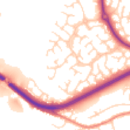 Daytime road noise heatmap for CW9 8UB