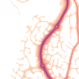 Daytime road noise heatmap for CW9 8US