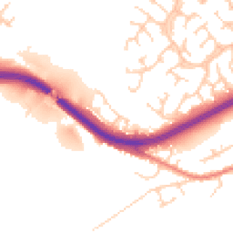 Daytime road noise heatmap for CW9 8XB