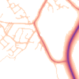 Daytime road noise heatmap for CW9 8XJ