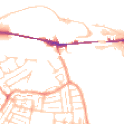 Daytime road noise heatmap for DA10 0AB