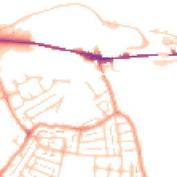 Daytime road noise heatmap for DA10 0AE