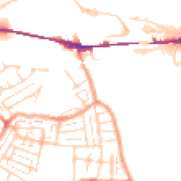 Daytime road noise heatmap for DA10 0AH