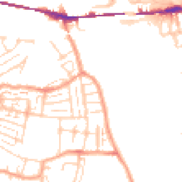 Daytime road noise heatmap for DA10 0AR