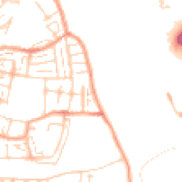 Daytime road noise heatmap for DA10 0AZ