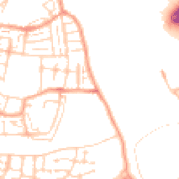 Daytime road noise heatmap for DA10 0BG